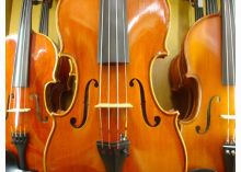 violines nuevos y antiguos