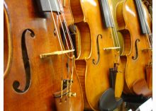 violines nuevos y antiguos