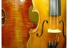 violines nuevos y antiguos